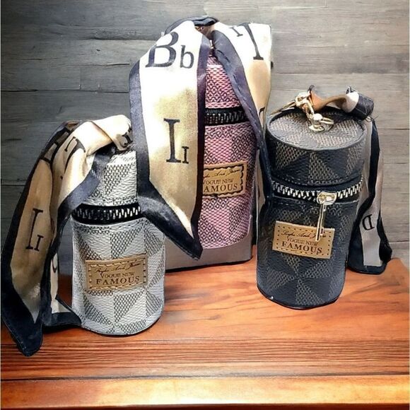 White Vintage Lipstick Key Barrel Bag Mini Retro Coin Purse Classic Small Pouch - Picture 6 of 6